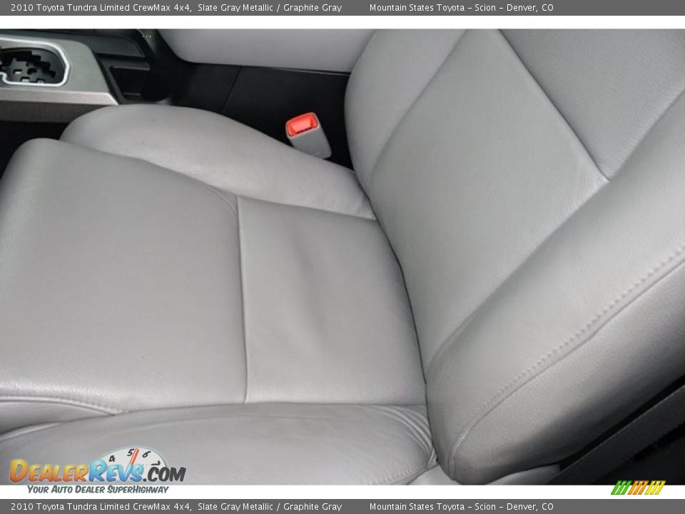 2010 Toyota Tundra Limited CrewMax 4x4 Slate Gray Metallic / Graphite Gray Photo #11
