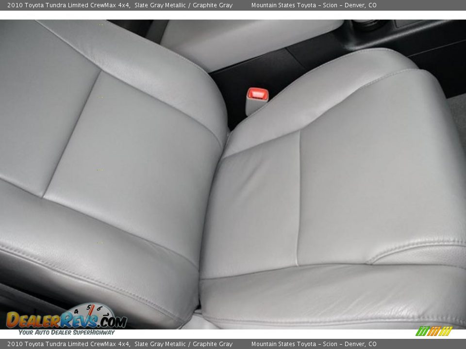 2010 Toyota Tundra Limited CrewMax 4x4 Slate Gray Metallic / Graphite Gray Photo #12