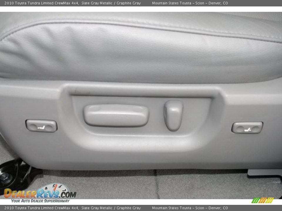 2010 Toyota Tundra Limited CrewMax 4x4 Slate Gray Metallic / Graphite Gray Photo #30