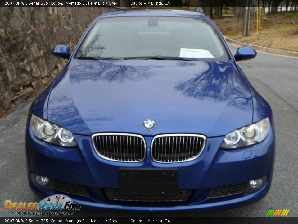 2007 BMW 3 Series 335i Coupe Montego Blue Metallic / Grey Photo #6
