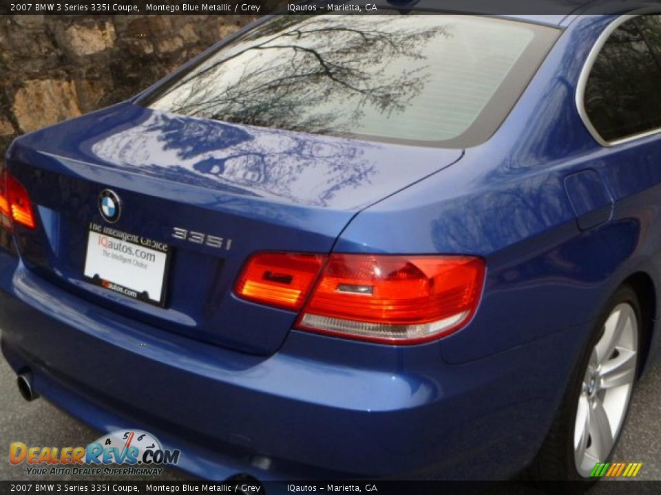 2007 BMW 3 Series 335i Coupe Montego Blue Metallic / Grey Photo #11