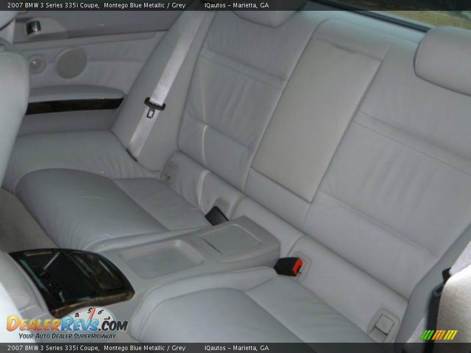 2007 BMW 3 Series 335i Coupe Montego Blue Metallic / Grey Photo #16