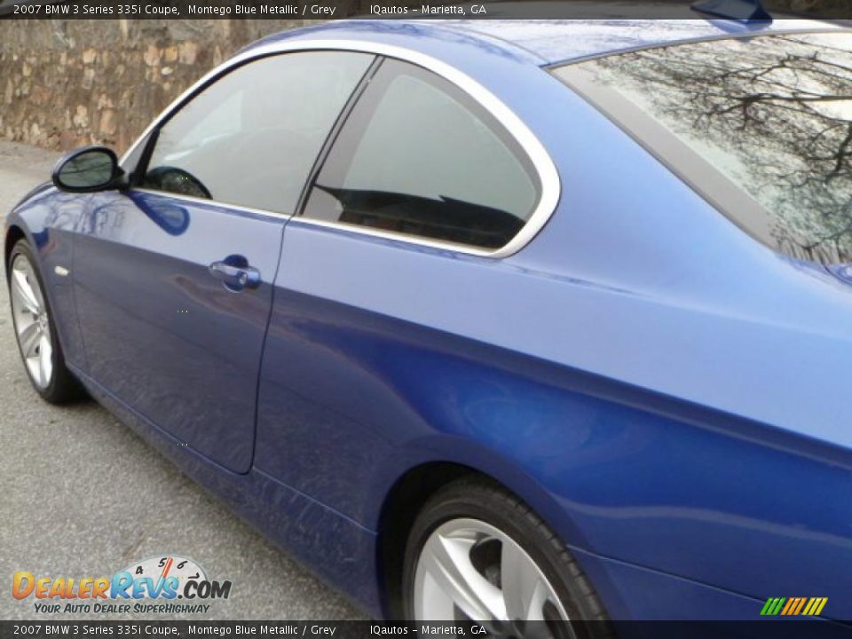 2007 BMW 3 Series 335i Coupe Montego Blue Metallic / Grey Photo #19