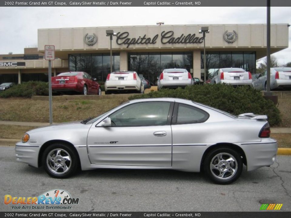 2002 Pontiac Grand Am GT Coupe Galaxy Silver Metallic / Dark Pewter Photo #1