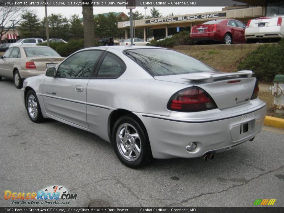 2002 Pontiac Grand Am GT Coupe Galaxy Silver Metallic / Dark Pewter Photo #2