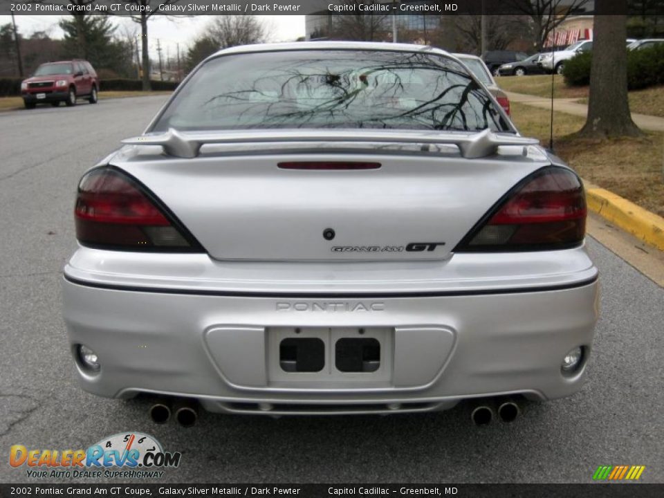 2002 Pontiac Grand Am GT Coupe Galaxy Silver Metallic / Dark Pewter Photo #3