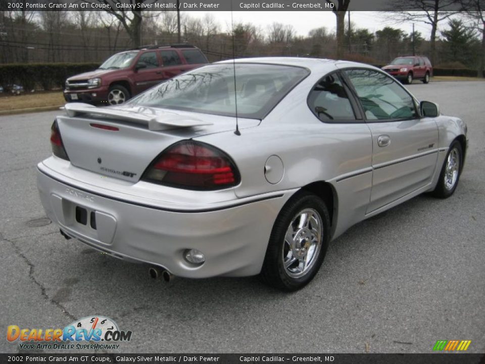 2002 Pontiac Grand Am GT Coupe Galaxy Silver Metallic / Dark Pewter Photo #4