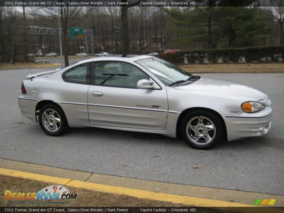 Galaxy Silver Metallic 2002 Pontiac Grand Am GT Coupe Photo #5