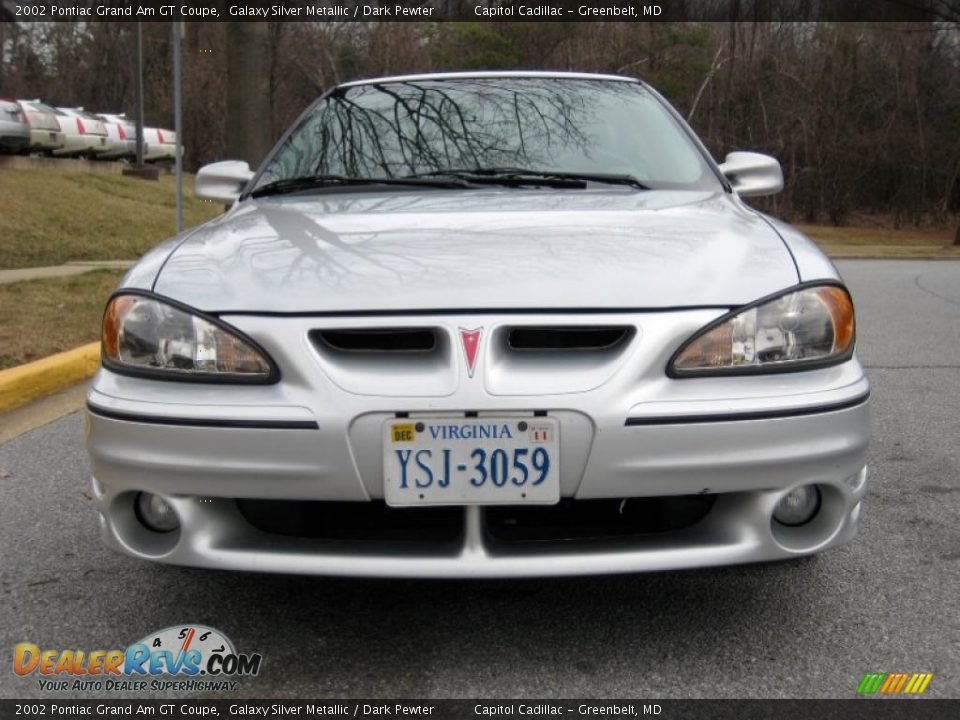 2002 Pontiac Grand Am GT Coupe Galaxy Silver Metallic / Dark Pewter Photo #7