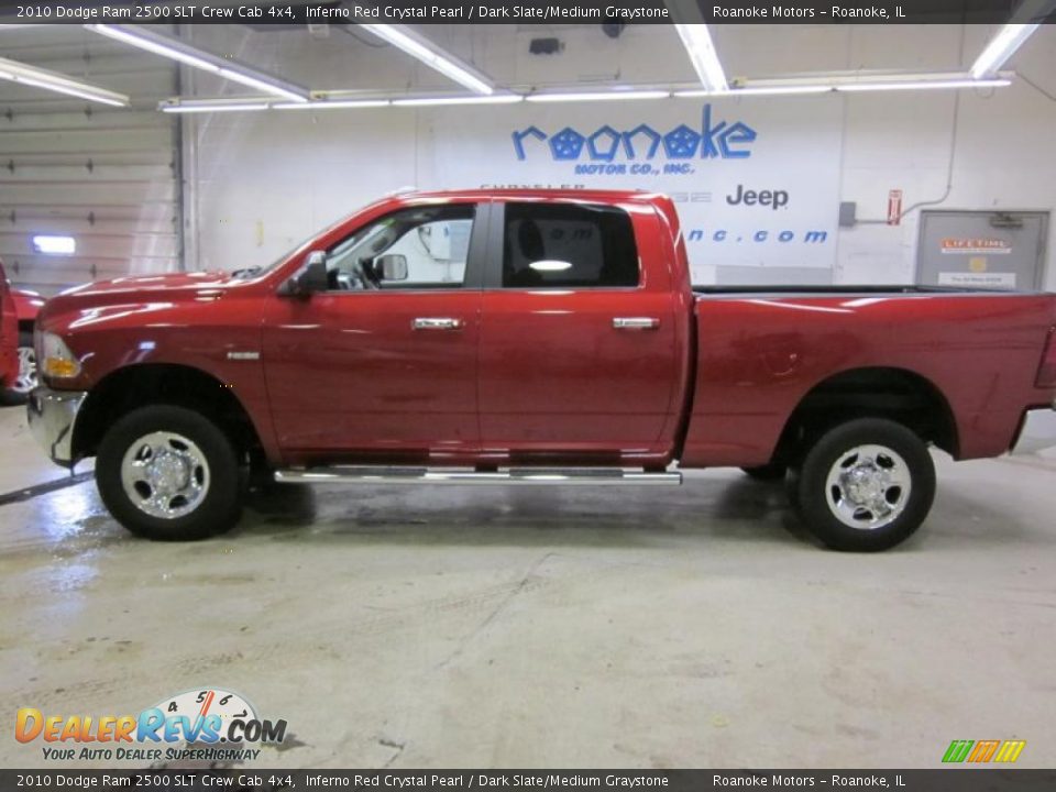 2010 Dodge Ram 2500 SLT Crew Cab 4x4 Inferno Red Crystal Pearl / Dark Slate/Medium Graystone Photo #1