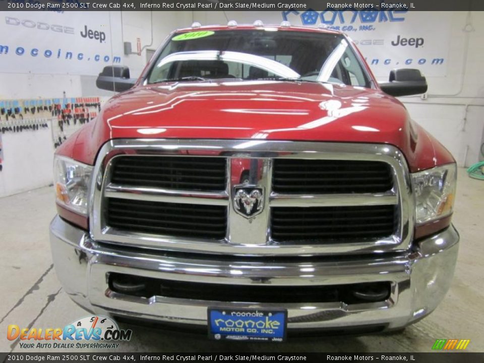 2010 Dodge Ram 2500 SLT Crew Cab 4x4 Inferno Red Crystal Pearl / Dark Slate/Medium Graystone Photo #4