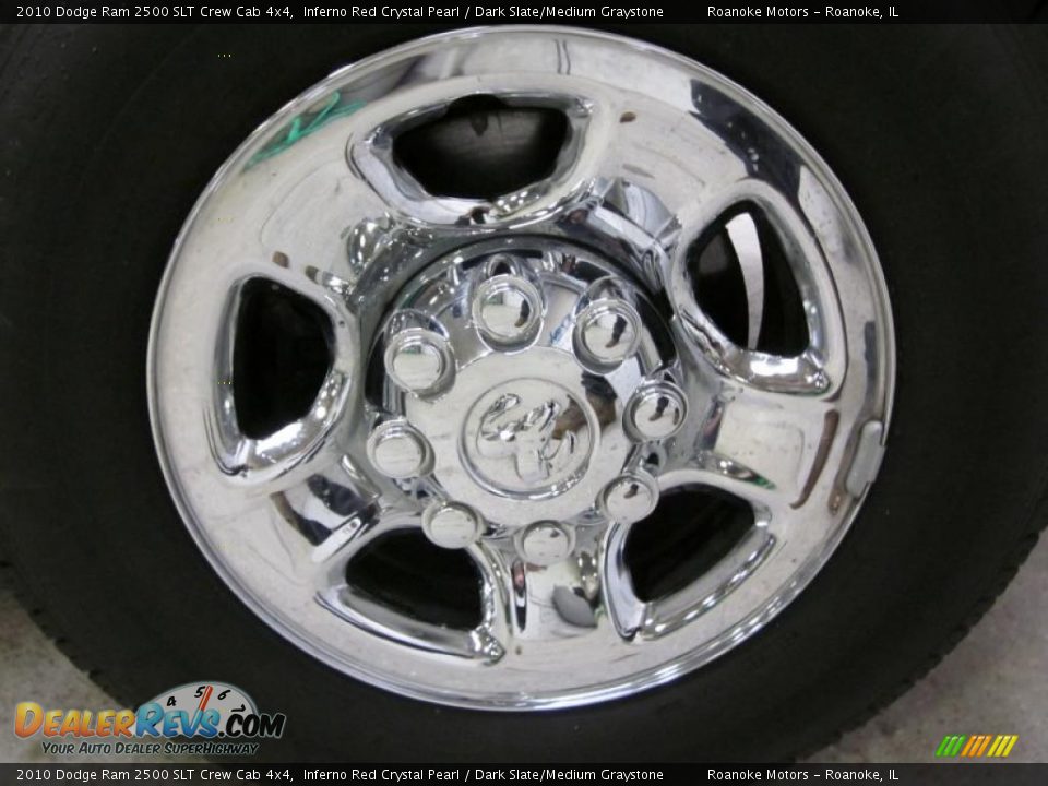 2010 Dodge Ram 2500 SLT Crew Cab 4x4 Inferno Red Crystal Pearl / Dark Slate/Medium Graystone Photo #7