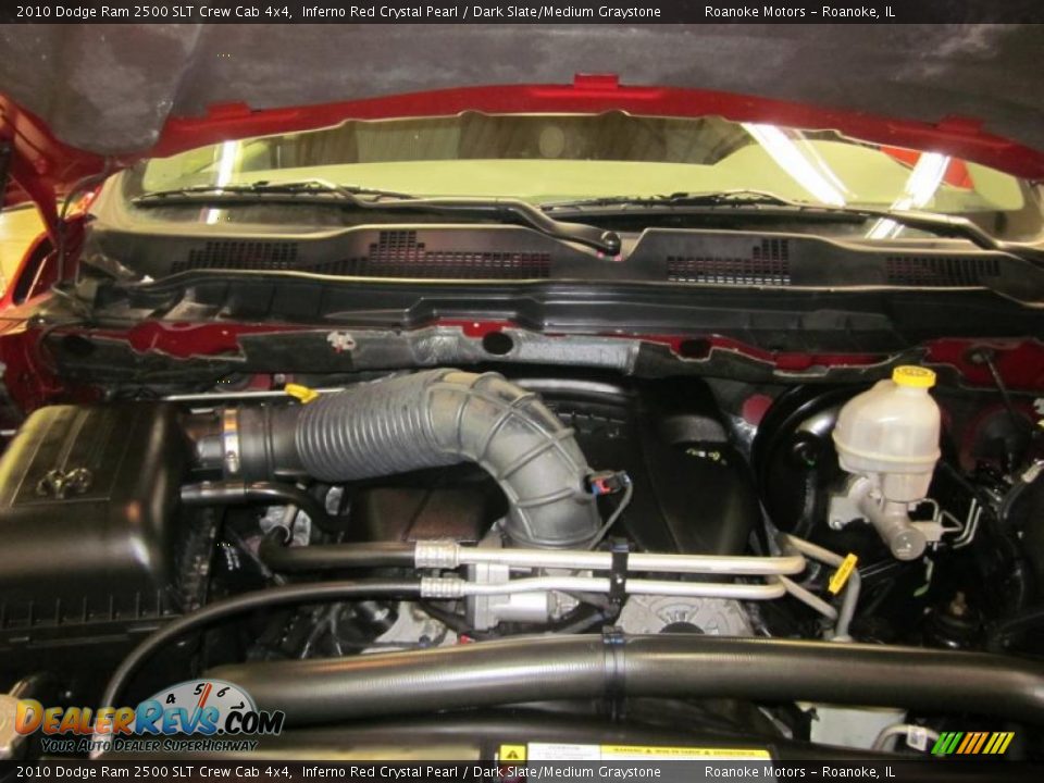 2010 Dodge Ram 2500 SLT Crew Cab 4x4 Inferno Red Crystal Pearl / Dark Slate/Medium Graystone Photo #8