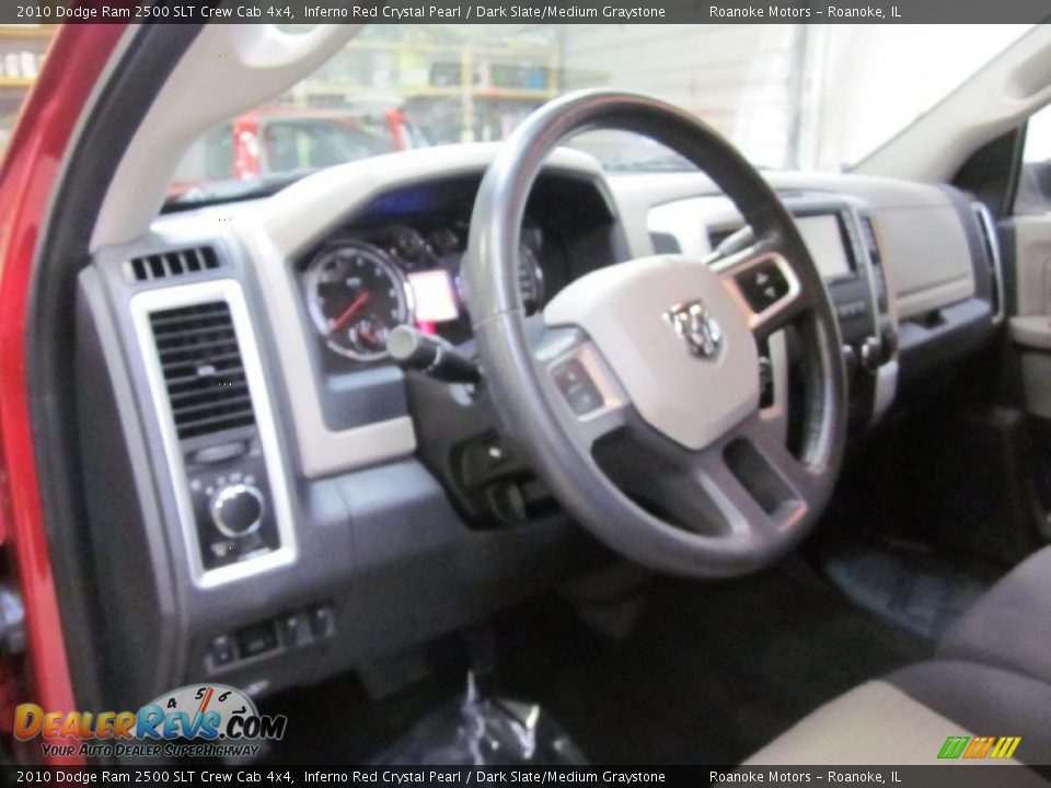 2010 Dodge Ram 2500 SLT Crew Cab 4x4 Inferno Red Crystal Pearl / Dark Slate/Medium Graystone Photo #11