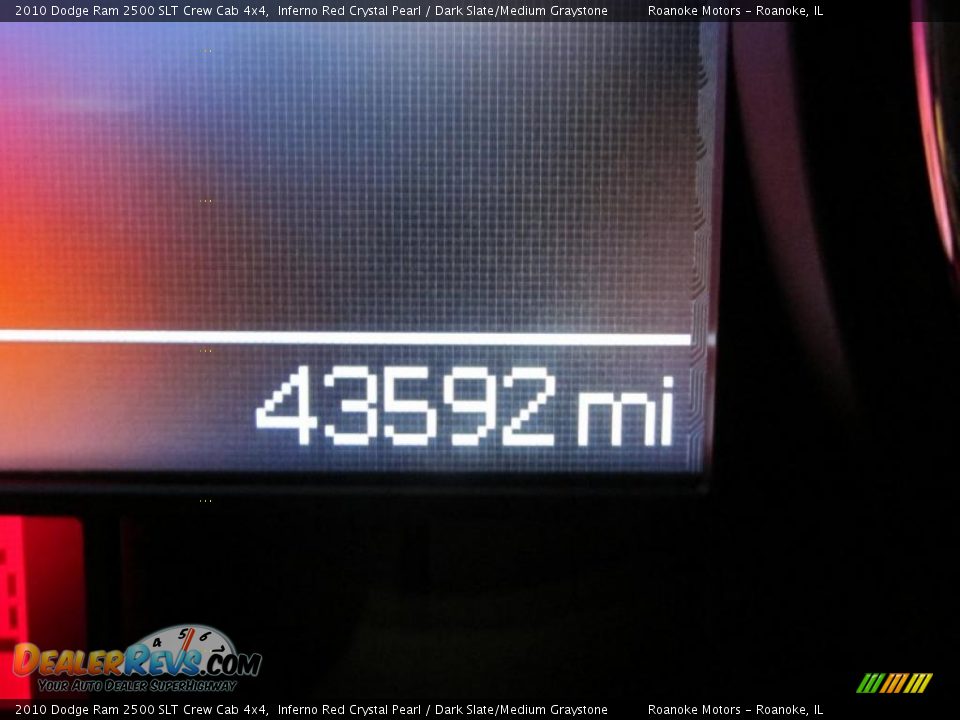 2010 Dodge Ram 2500 SLT Crew Cab 4x4 Inferno Red Crystal Pearl / Dark Slate/Medium Graystone Photo #14