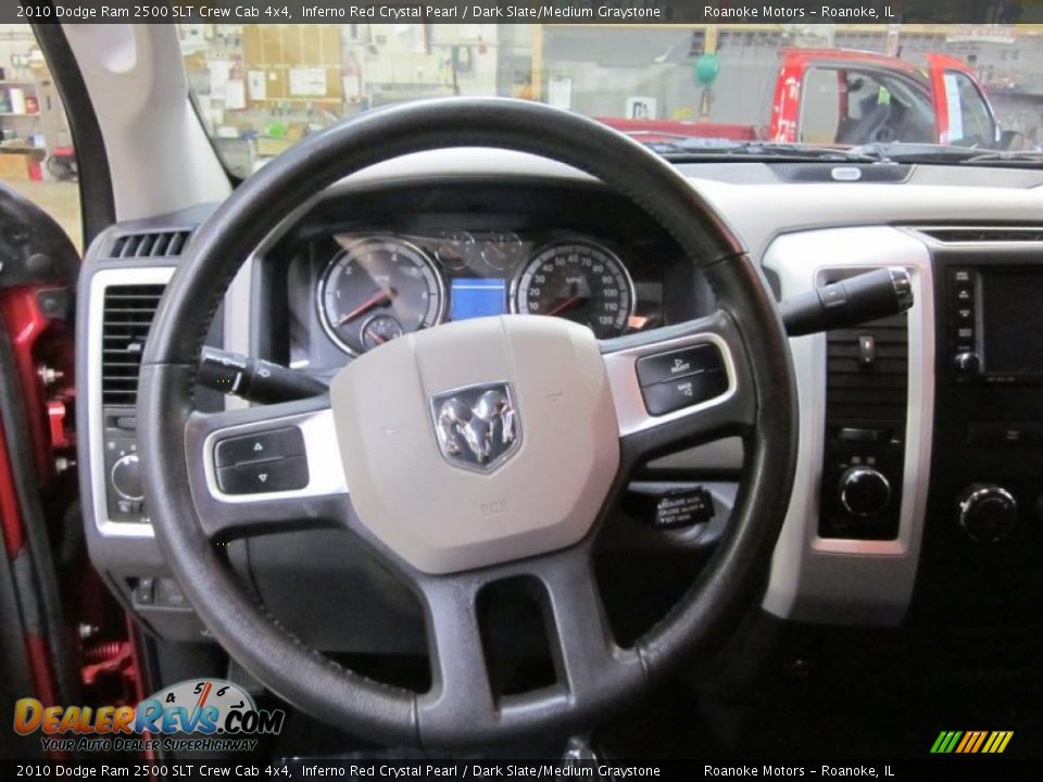 2010 Dodge Ram 2500 SLT Crew Cab 4x4 Inferno Red Crystal Pearl / Dark Slate/Medium Graystone Photo #15