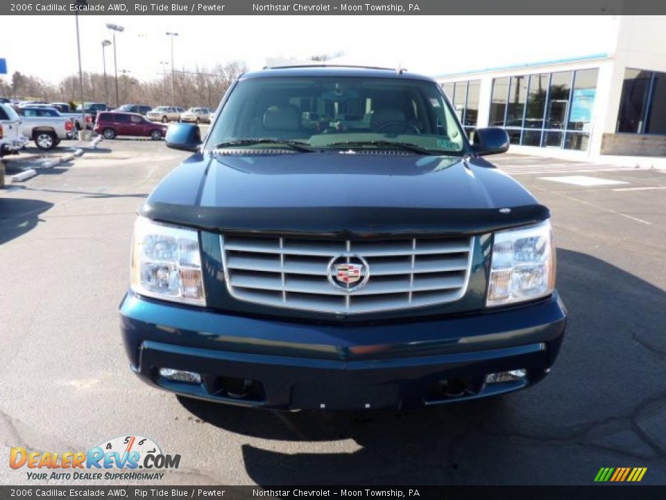 2006 Cadillac Escalade AWD Rip Tide Blue / Pewter Photo #2