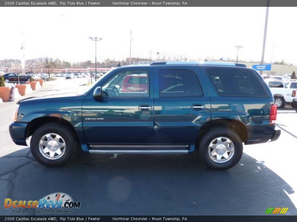 2006 Cadillac Escalade AWD Rip Tide Blue / Pewter Photo #4