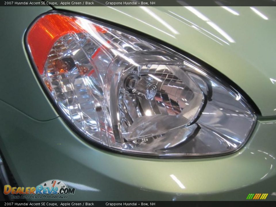 Apple Green 2007 Hyundai Accent SE Coupe Photo #6