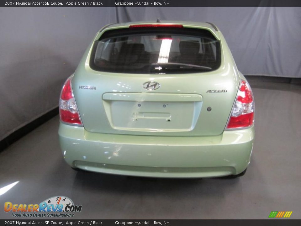 Apple Green 2007 Hyundai Accent SE Coupe Photo #12