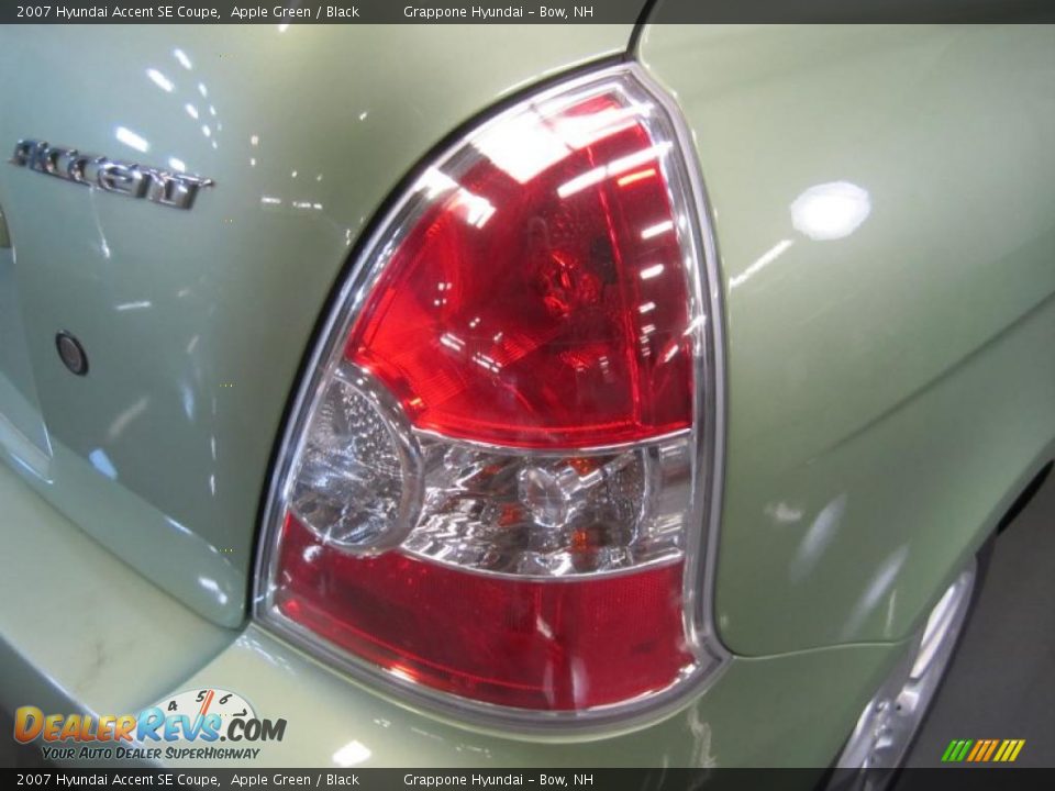Apple Green 2007 Hyundai Accent SE Coupe Photo #14