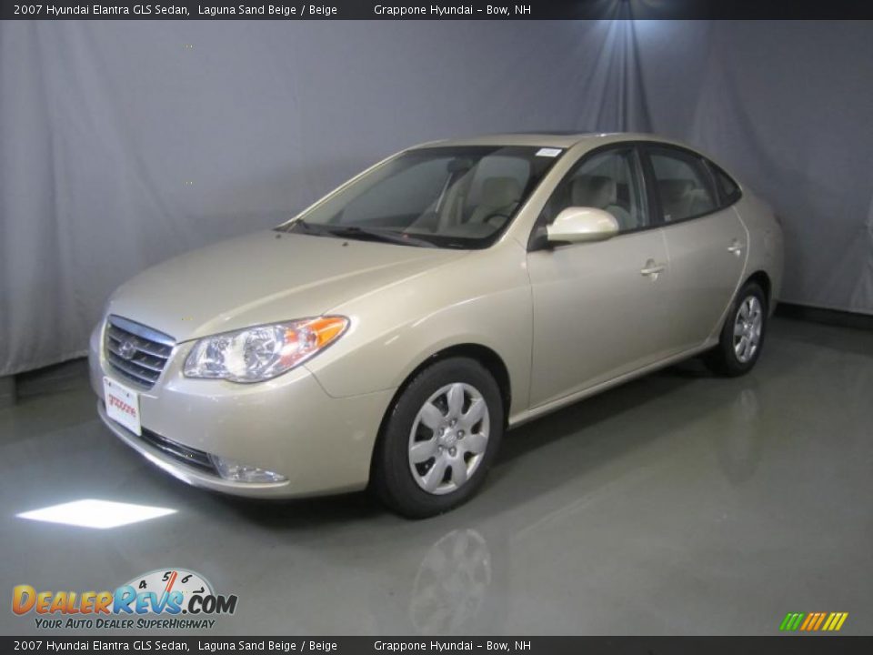 2007 Hyundai Elantra GLS Sedan Laguna Sand Beige / Beige Photo #1
