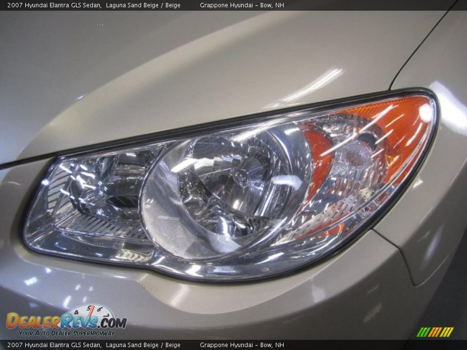 2007 Hyundai Elantra GLS Sedan Laguna Sand Beige / Beige Photo #4