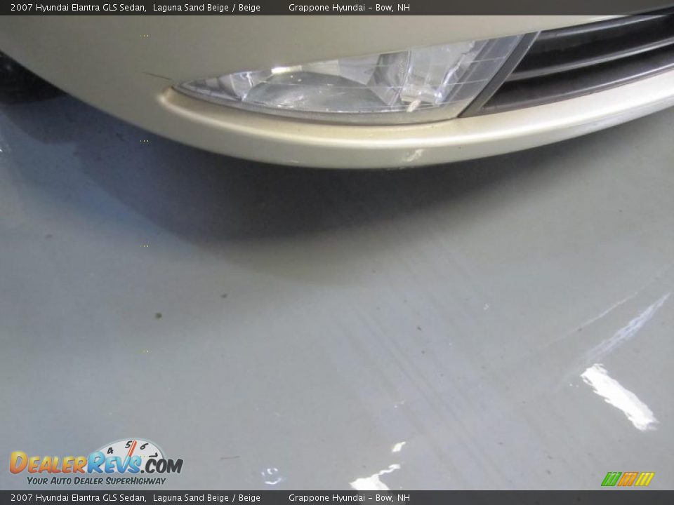 2007 Hyundai Elantra GLS Sedan Laguna Sand Beige / Beige Photo #7