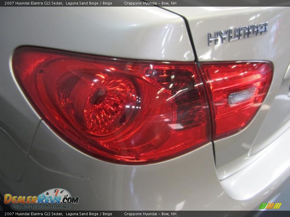 2007 Hyundai Elantra GLS Sedan Laguna Sand Beige / Beige Photo #15
