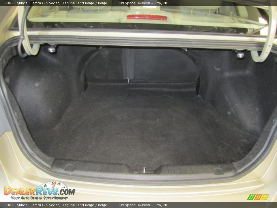 2007 Hyundai Elantra GLS Sedan Laguna Sand Beige / Beige Photo #16