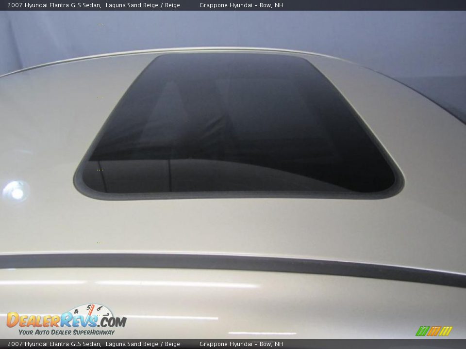 2007 Hyundai Elantra GLS Sedan Laguna Sand Beige / Beige Photo #19