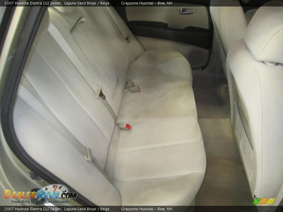 2007 Hyundai Elantra GLS Sedan Laguna Sand Beige / Beige Photo #20