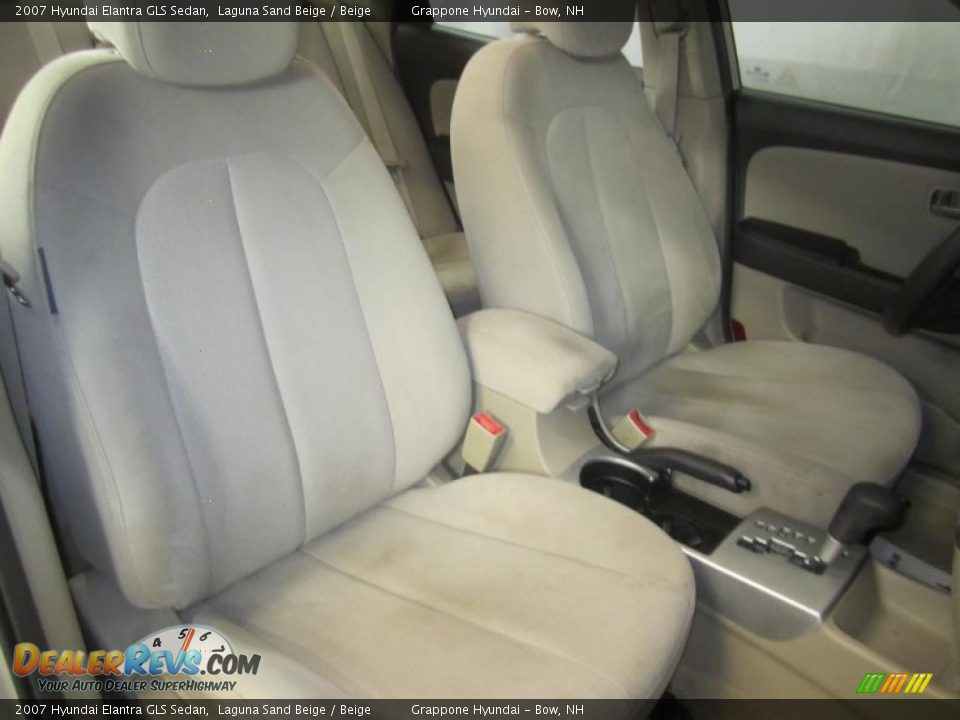 2007 Hyundai Elantra GLS Sedan Laguna Sand Beige / Beige Photo #22