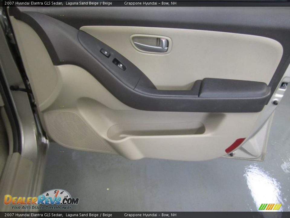 2007 Hyundai Elantra GLS Sedan Laguna Sand Beige / Beige Photo #23