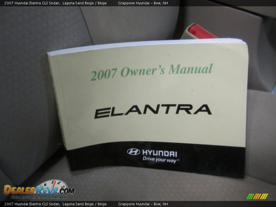 2007 Hyundai Elantra GLS Sedan Laguna Sand Beige / Beige Photo #24