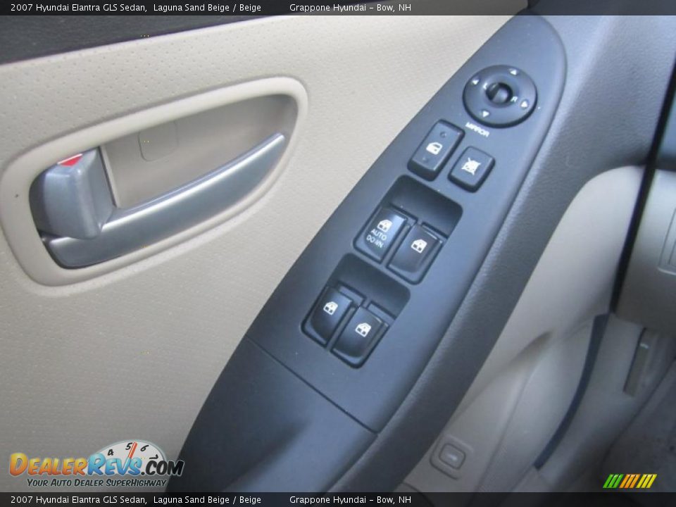 2007 Hyundai Elantra GLS Sedan Laguna Sand Beige / Beige Photo #25
