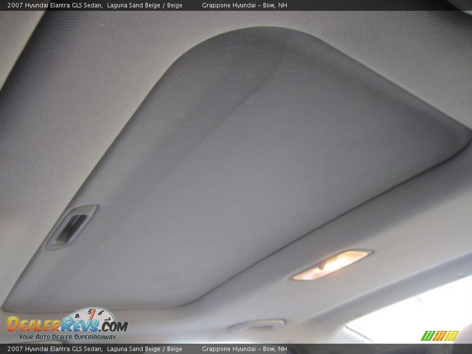 2007 Hyundai Elantra GLS Sedan Laguna Sand Beige / Beige Photo #32
