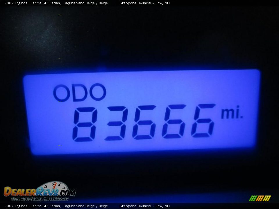 2007 Hyundai Elantra GLS Sedan Laguna Sand Beige / Beige Photo #33