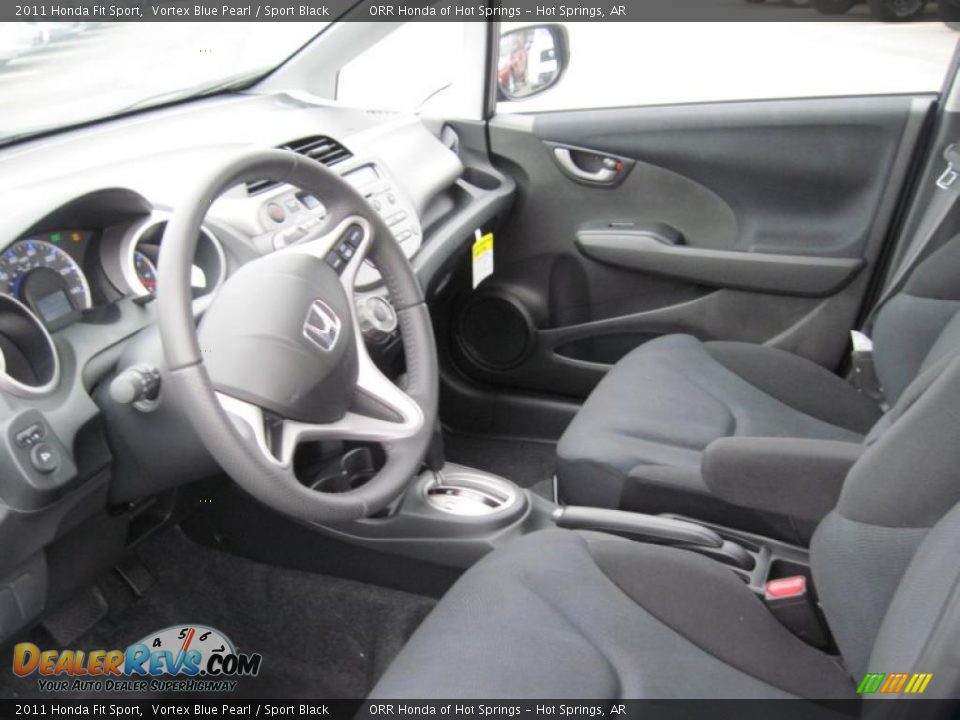 Sport Black Interior - 2011 Honda Fit Sport Photo #13