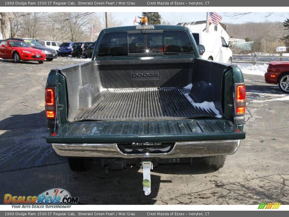 1999 Dodge Ram 1500 ST Regular Cab Emerald Green Pearl / Mist Gray Photo #4