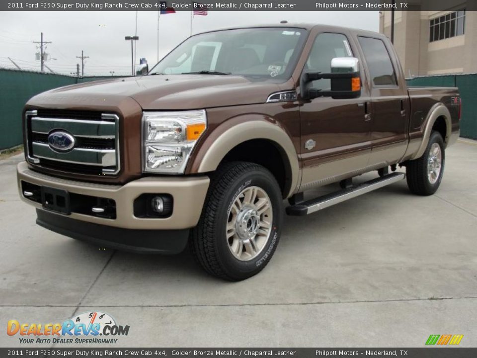 Golden Bronze Metallic 2011 Ford F250 Super Duty King Ranch Crew Cab 4x4 Photo #7