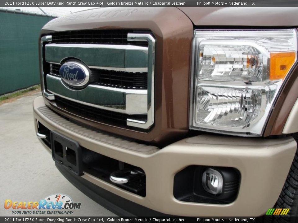 Golden Bronze Metallic 2011 Ford F250 Super Duty King Ranch Crew Cab 4x4 Photo #10