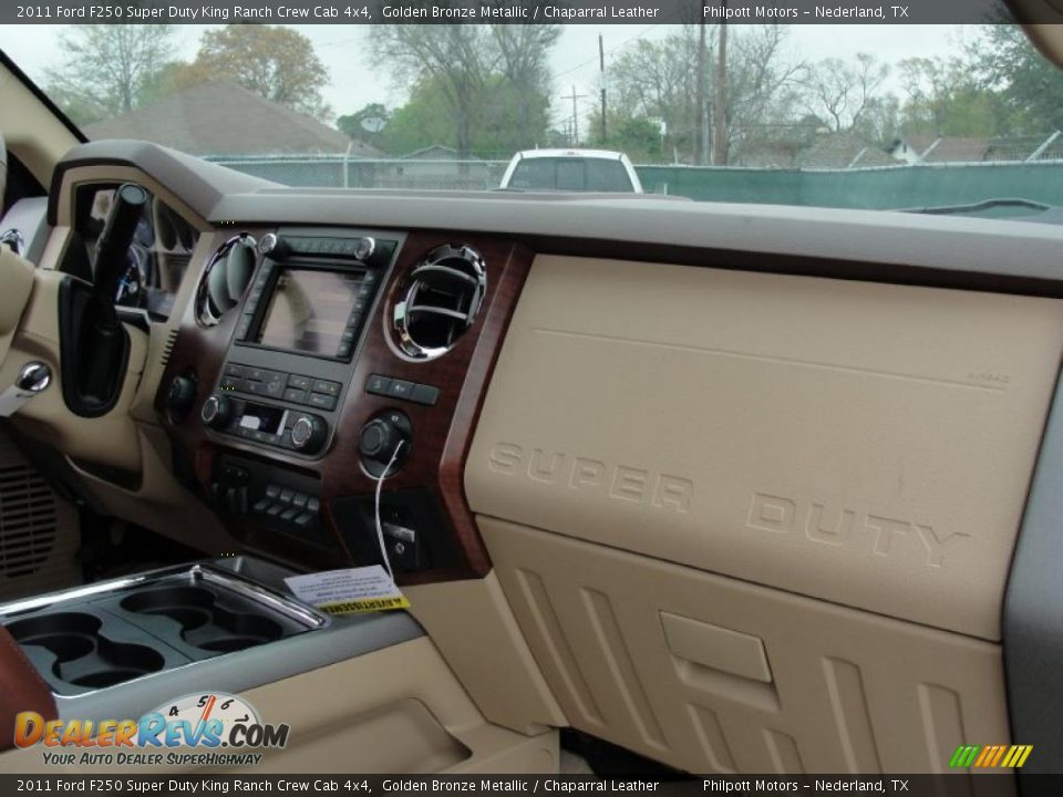 2011 Ford F250 Super Duty King Ranch Crew Cab 4x4 Golden Bronze Metallic / Chaparral Leather Photo #21