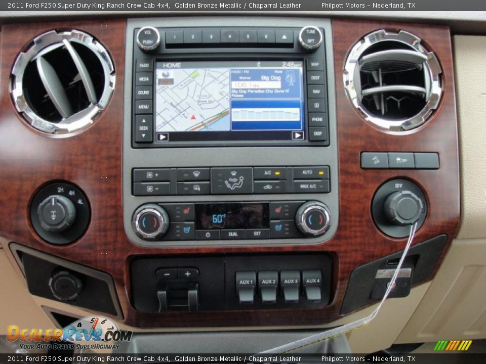 2011 Ford F250 Super Duty King Ranch Crew Cab 4x4 Golden Bronze Metallic / Chaparral Leather Photo #32