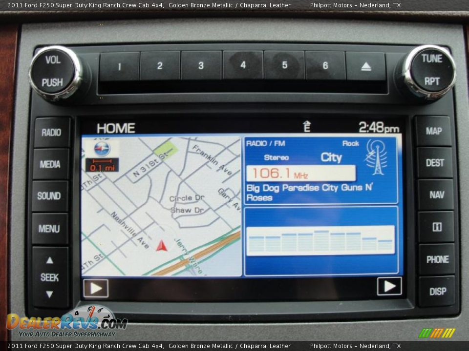 Navigation of 2011 Ford F250 Super Duty King Ranch Crew Cab 4x4 Photo #33