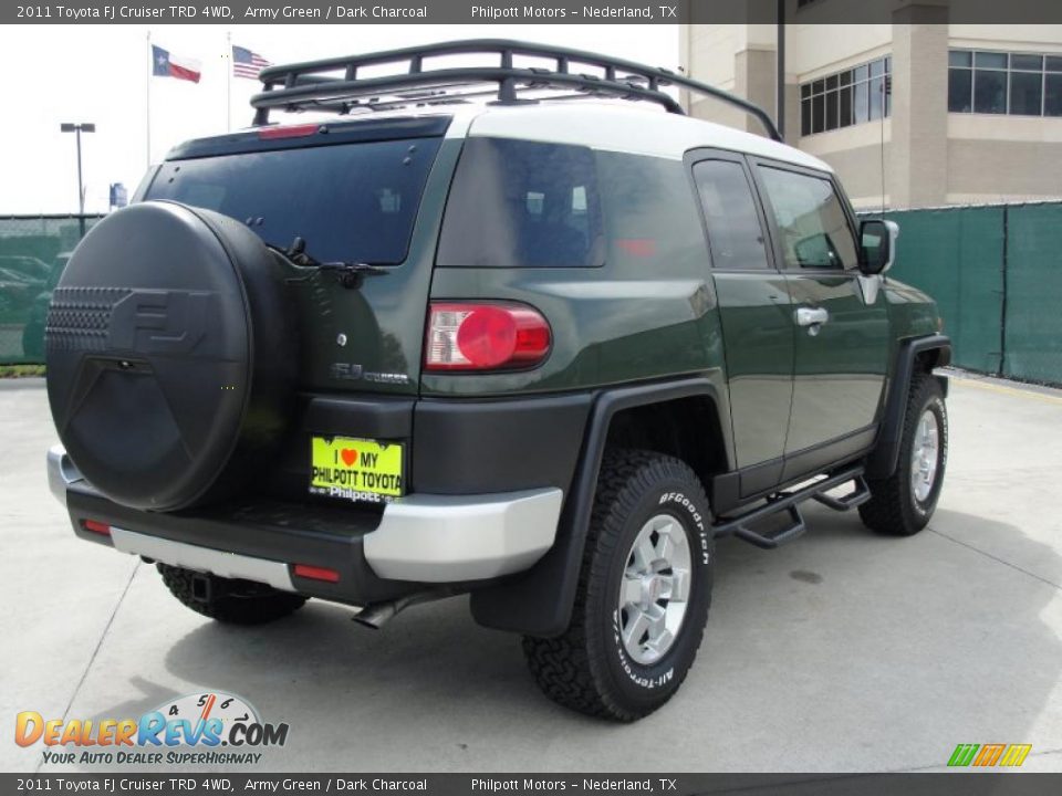 Army Green 2011 Toyota FJ Cruiser TRD 4WD Photo #3