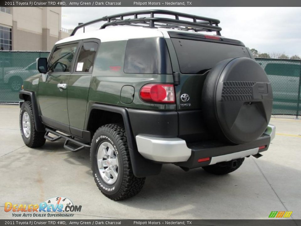 2011 Toyota FJ Cruiser TRD 4WD Army Green / Dark Charcoal Photo #5