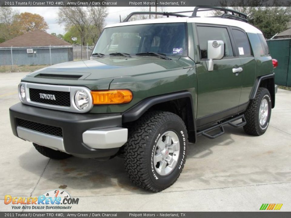 2011 Toyota FJ Cruiser TRD 4WD Army Green / Dark Charcoal Photo #7