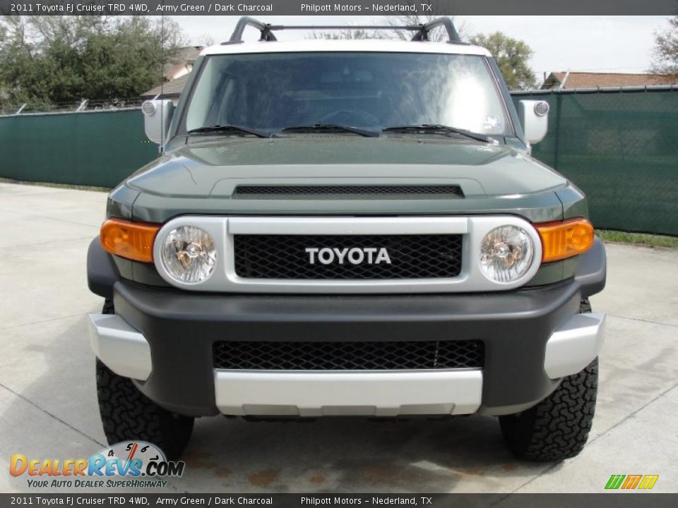 2011 Toyota FJ Cruiser TRD 4WD Army Green / Dark Charcoal Photo #8