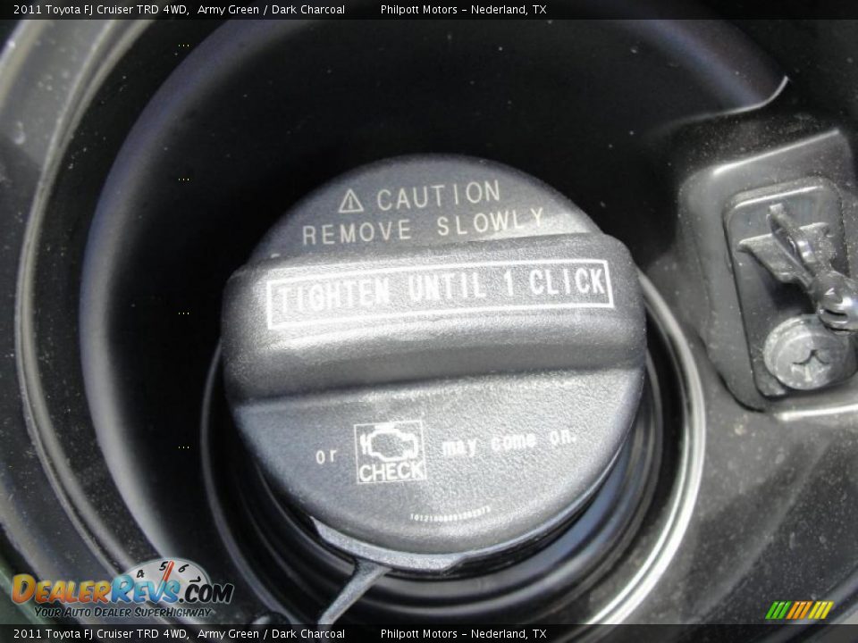 2011 Toyota FJ Cruiser TRD 4WD Army Green / Dark Charcoal Photo #16